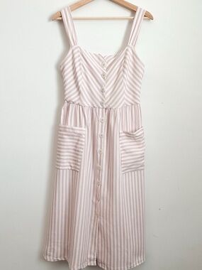 knee length dresses for ladies Mango Stripes Azzurra Dress main image 0